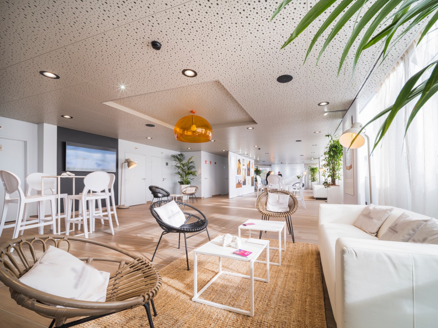 La partie lounge de l'espace Sundance - C.I.D