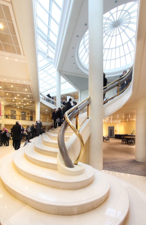 L'escalier de l'espace Jack Valenti