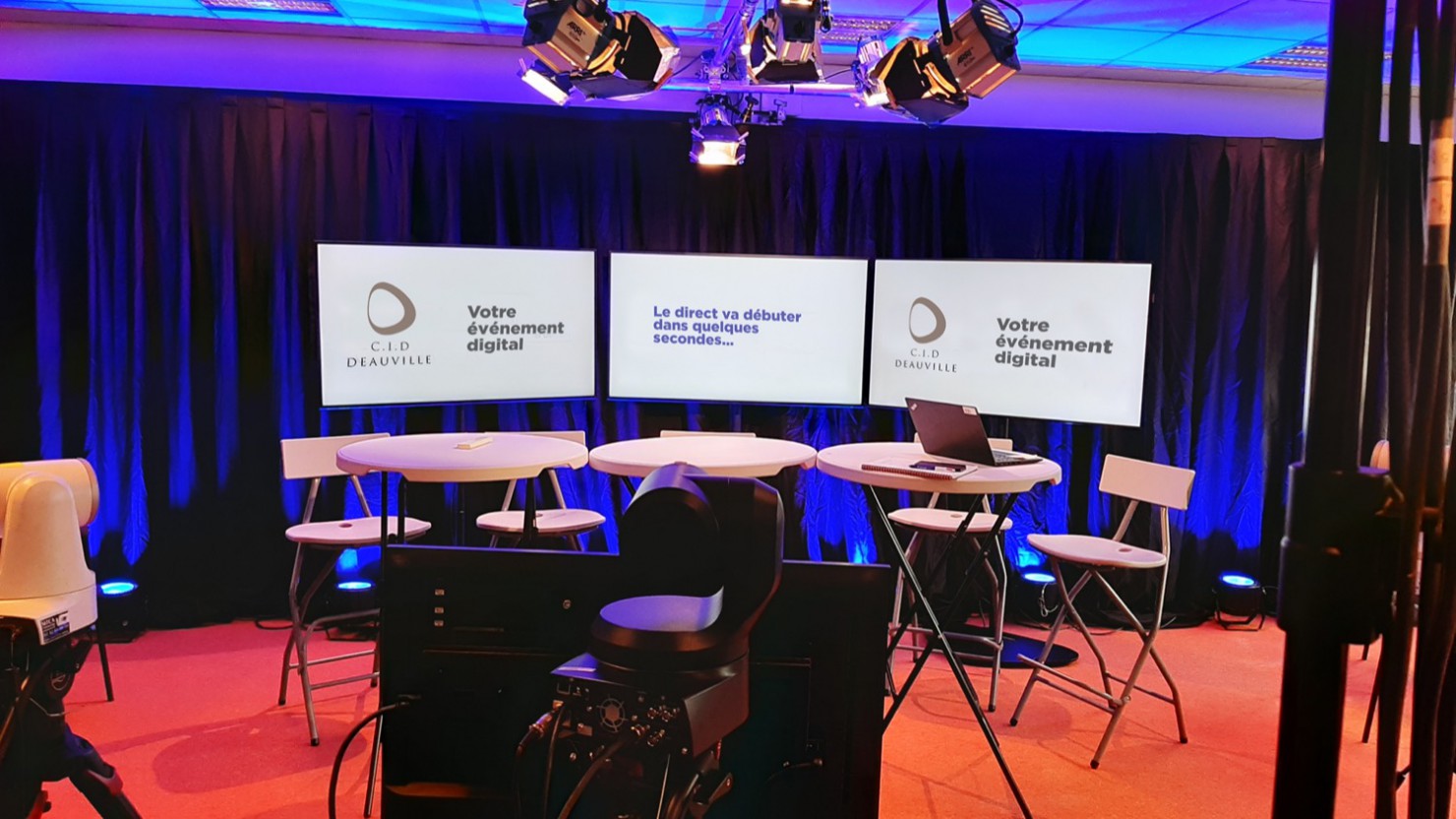 Préparation d'un plateau TV