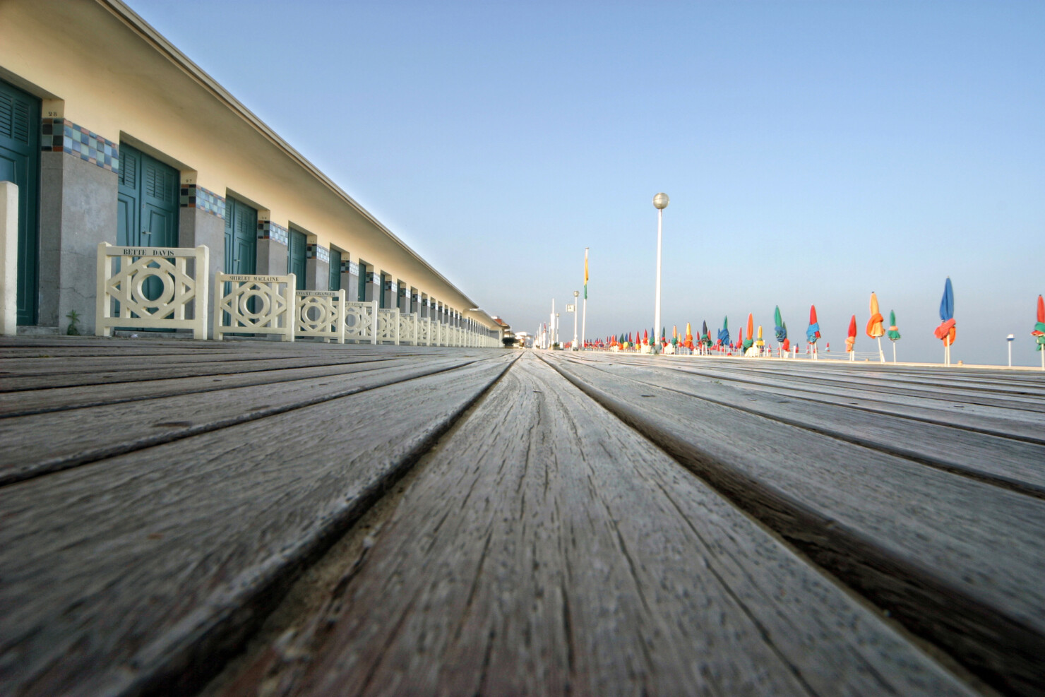 Les célèbres planches de Deauville
