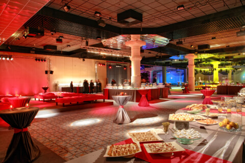 Hall 2 du CID Deauville en cocktail