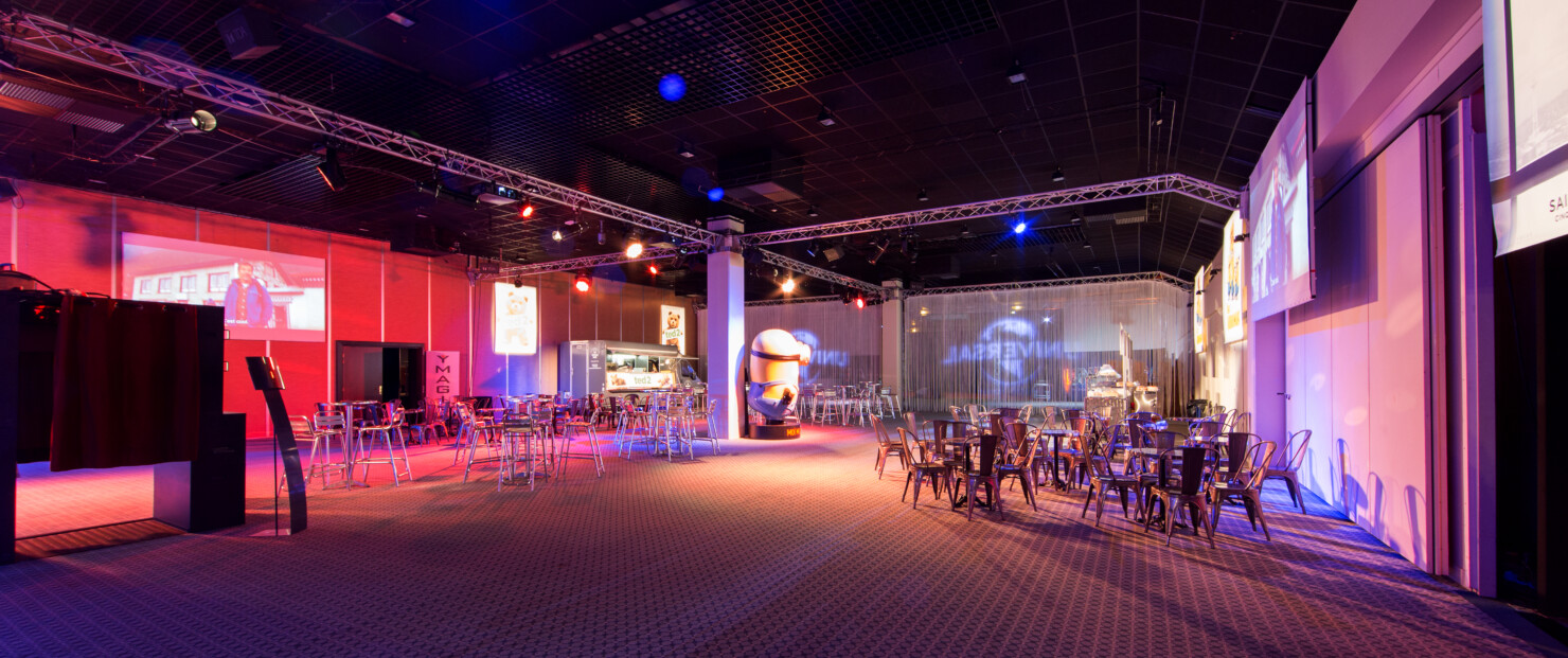 Hall 3 et 4 en soirée