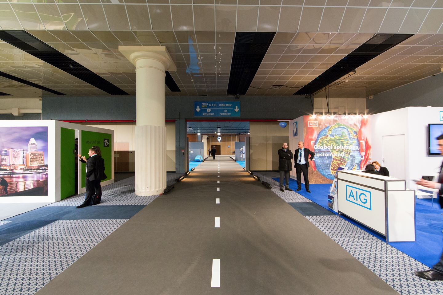 L'espace JFK relie les halls du CID Deauville