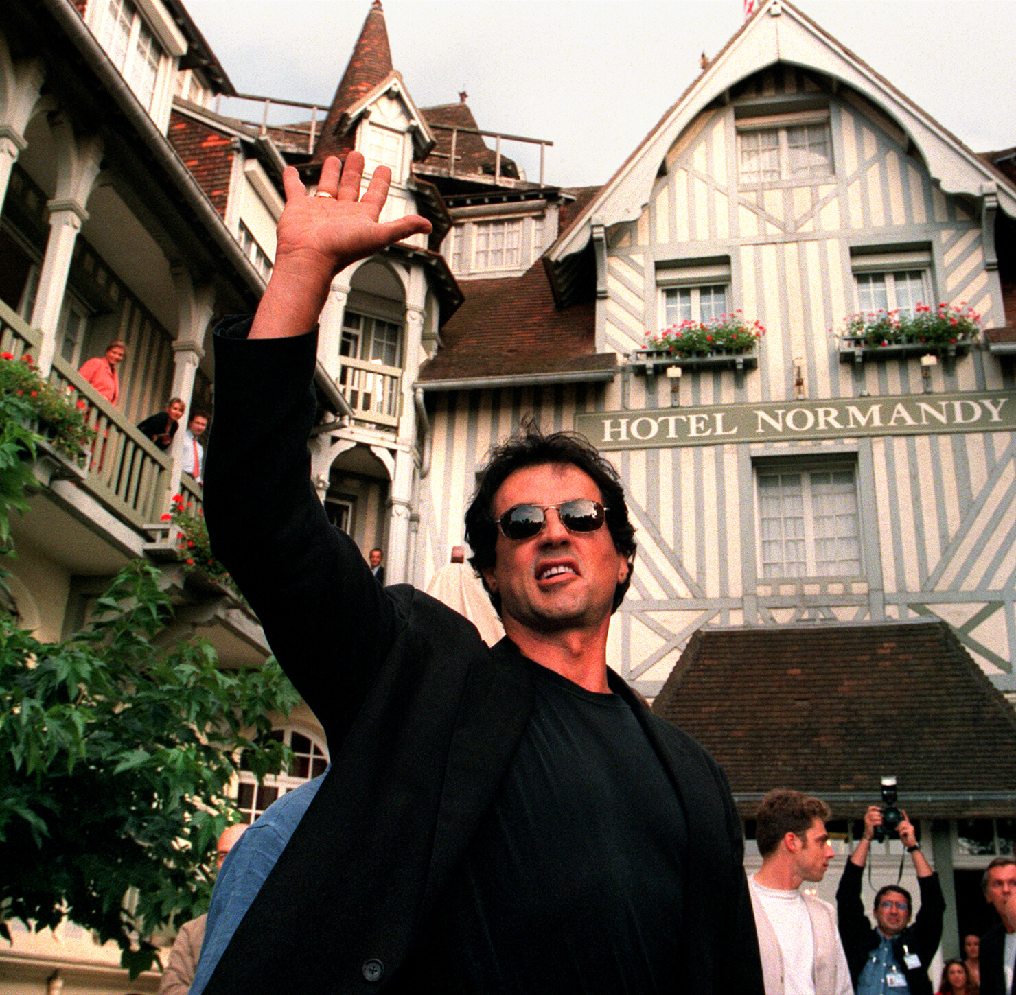 Sylvester Stallone au Festival du Cinéma Américain de Deauville en 1997