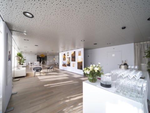 La partie lounge dans l'espace Sundance
