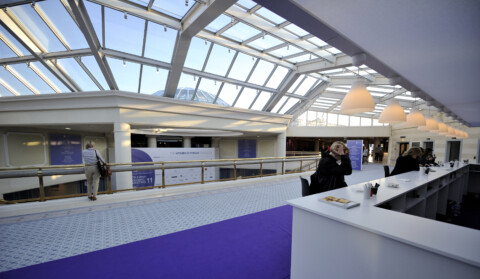 La verrière du Centre International de Deauville