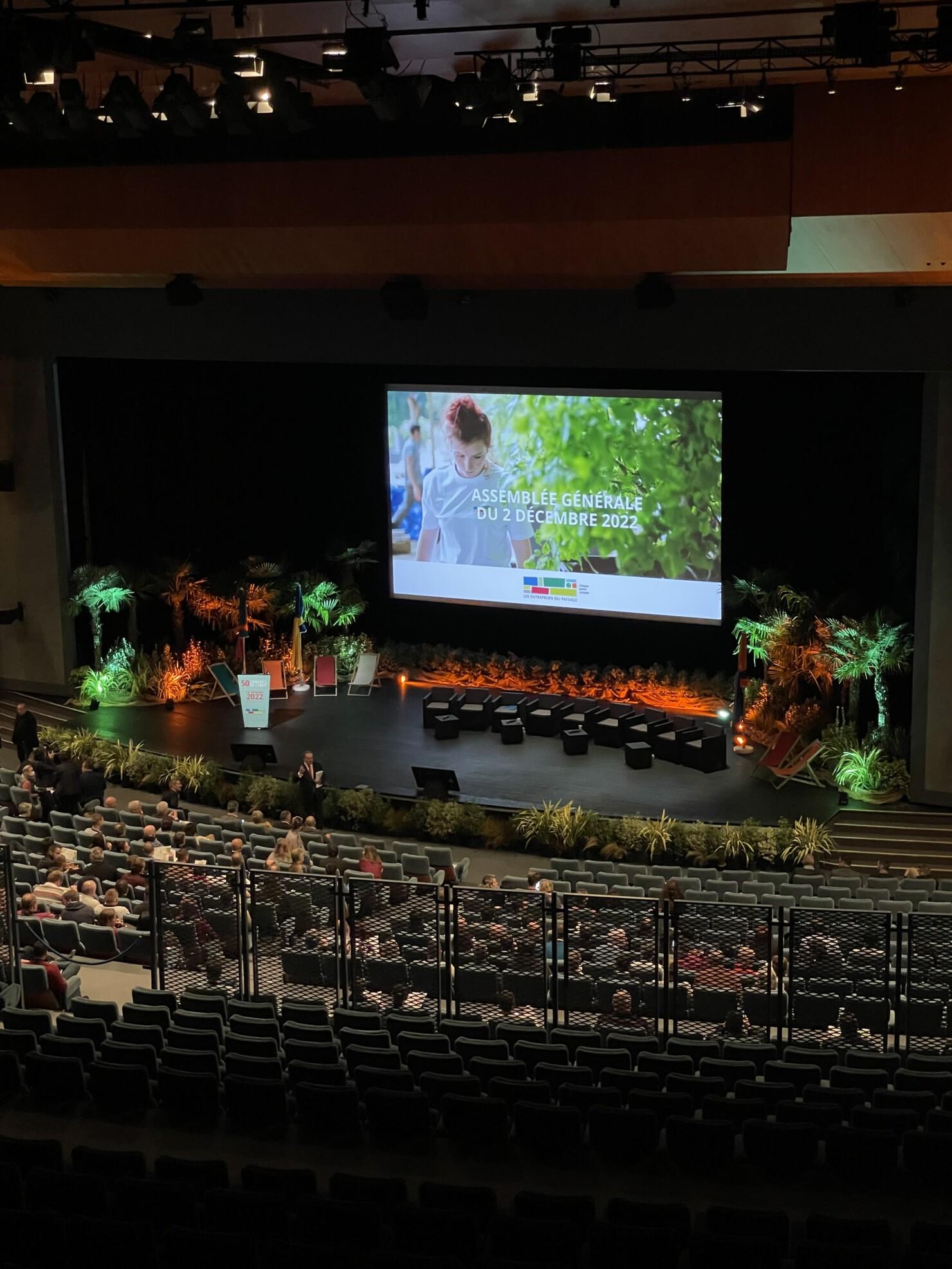 Espace de réception du 50e congrès de l'UNEP