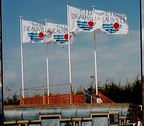 Le promontoire installé pendant la construction du CID Deauville